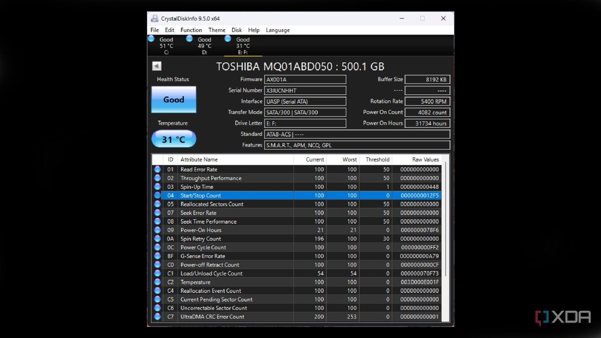 CrystalDiskInfo4