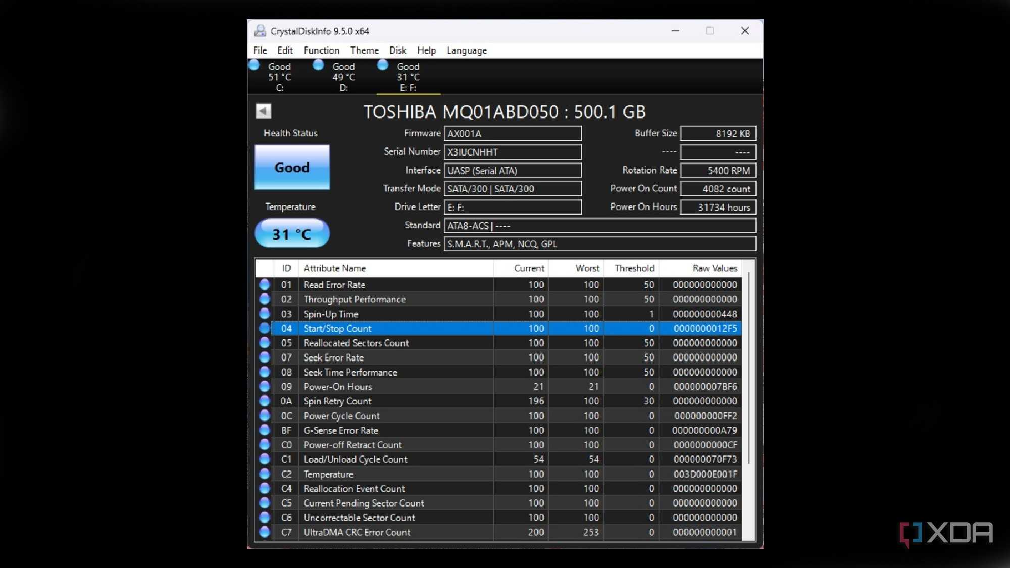 CrystalDiskInfo4