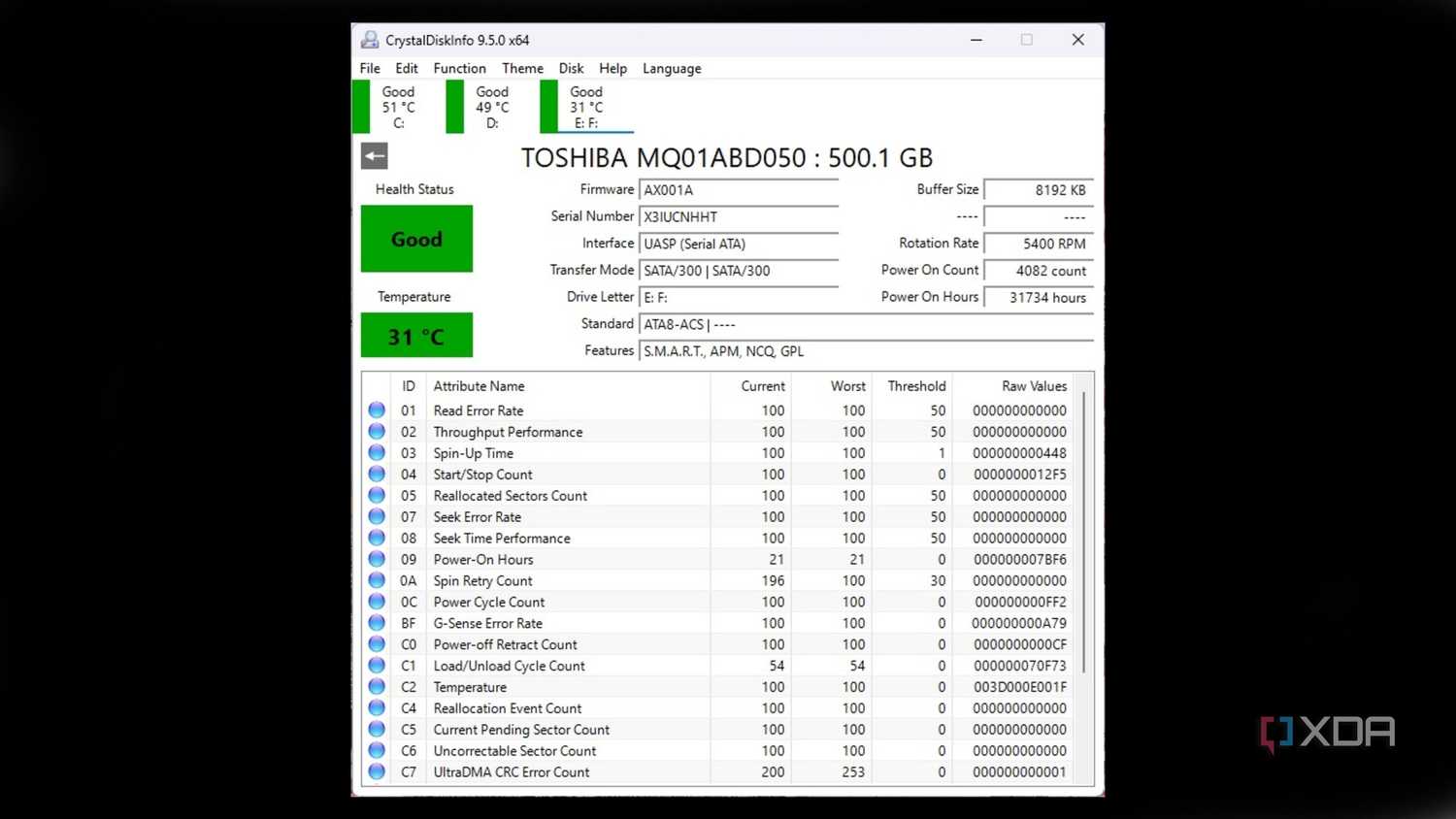 CrystalDiskInfo5