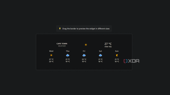 customizing a widget in indify