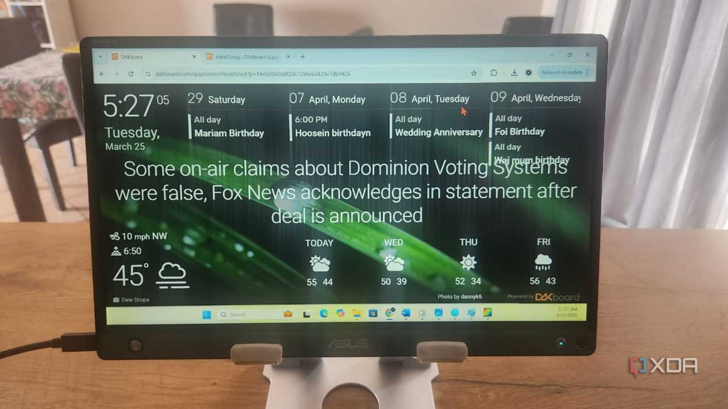 DAKboard feature