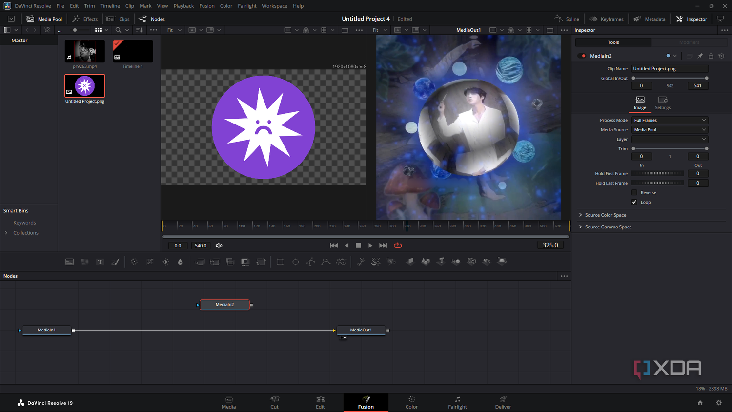 DaVinci Resolve adding elements