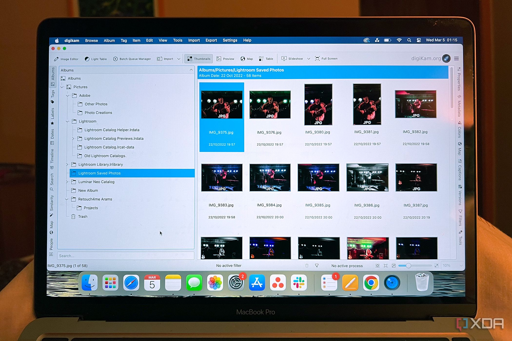 Digikam on a Macbook
