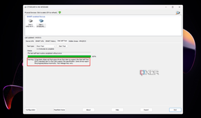 DiskCheckup warning on seft testing limitations