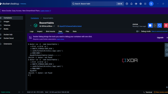 Docker-Desktop-Beaver-Habit-exec