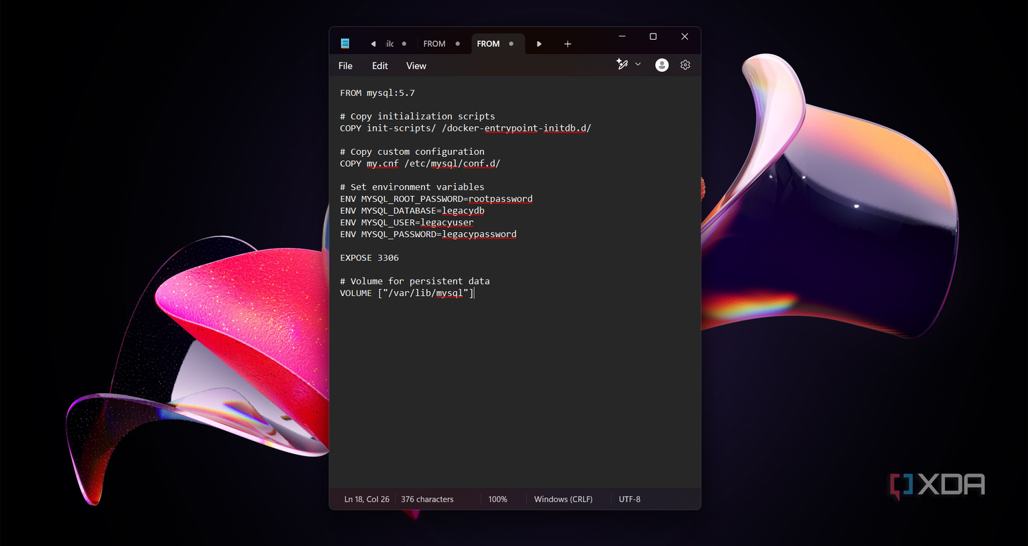 Dockerfile-example-for-database-applications