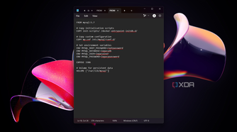 Dockerfile-example-for-database-applications