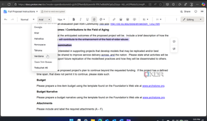 Showing documents fonts in Proton docs