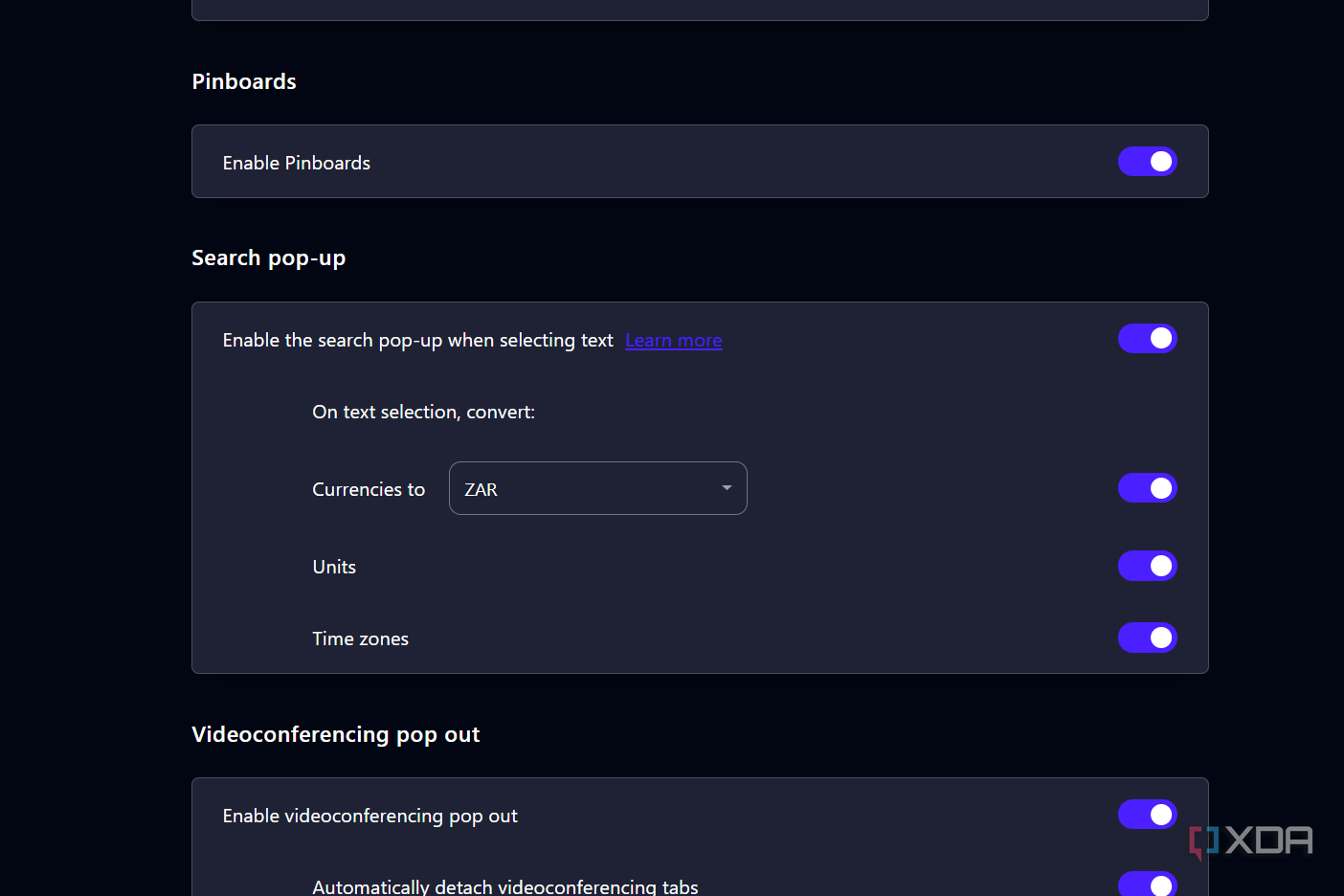enabling conversion in opera