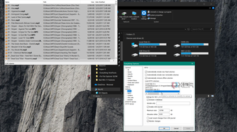 shows everything advanced options with Windows drives