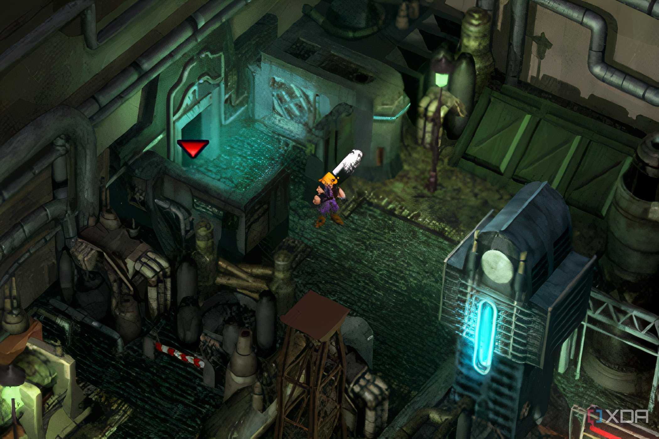A screenshot from the game Final Fantasy VII, released in 1997.