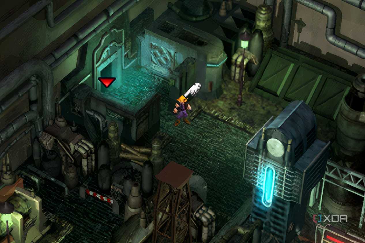 A screenshot from the game Final Fantasy VII, released in 1997.