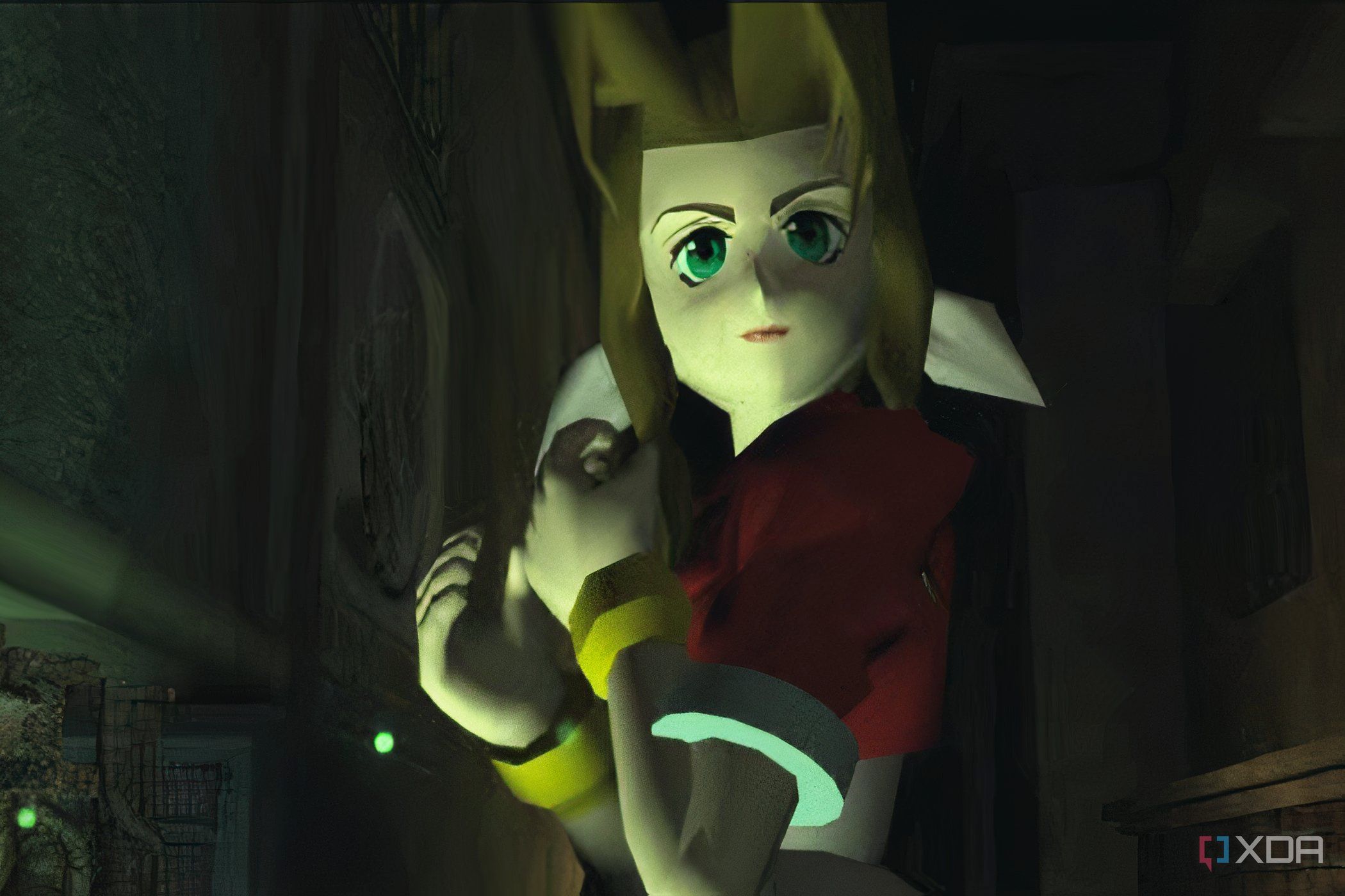 A screenshot from the game Final Fantasy VII, released in 1997.