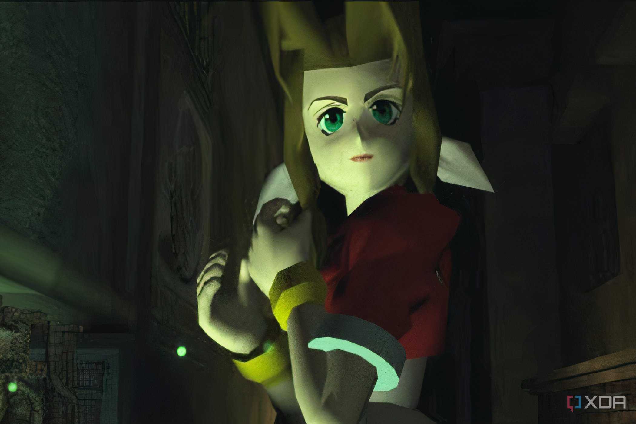 A screenshot from the game Final Fantasy VII, released in 1997.