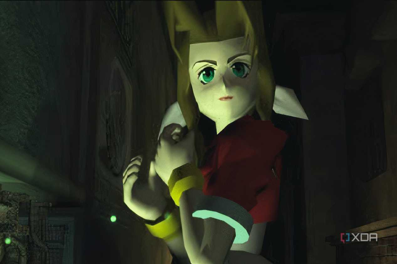 A screenshot from the game Final Fantasy VII, released in 1997.