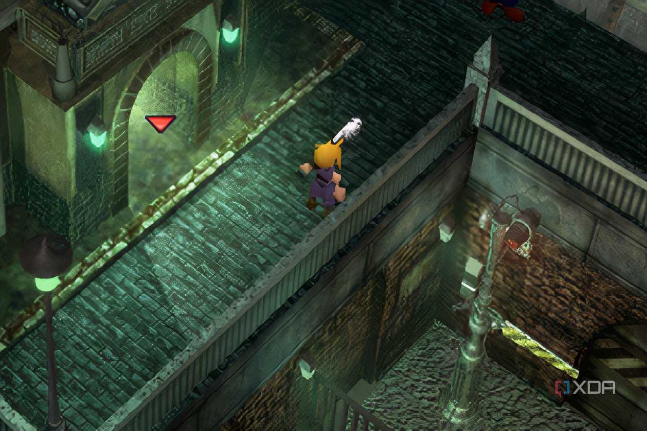 A screenshot from the game Final Fantasy VII, released in 1997.
