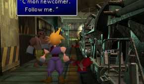A screenshot from the game Final Fantasy VII, released in 1997.