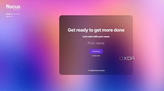 flocus welcome page