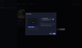 Frame IO project settings