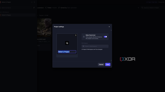 Frame IO project settings