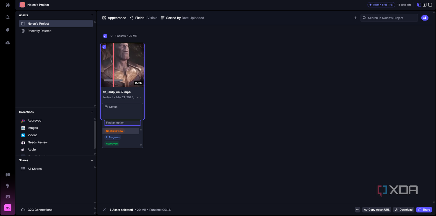 Frame IO project status