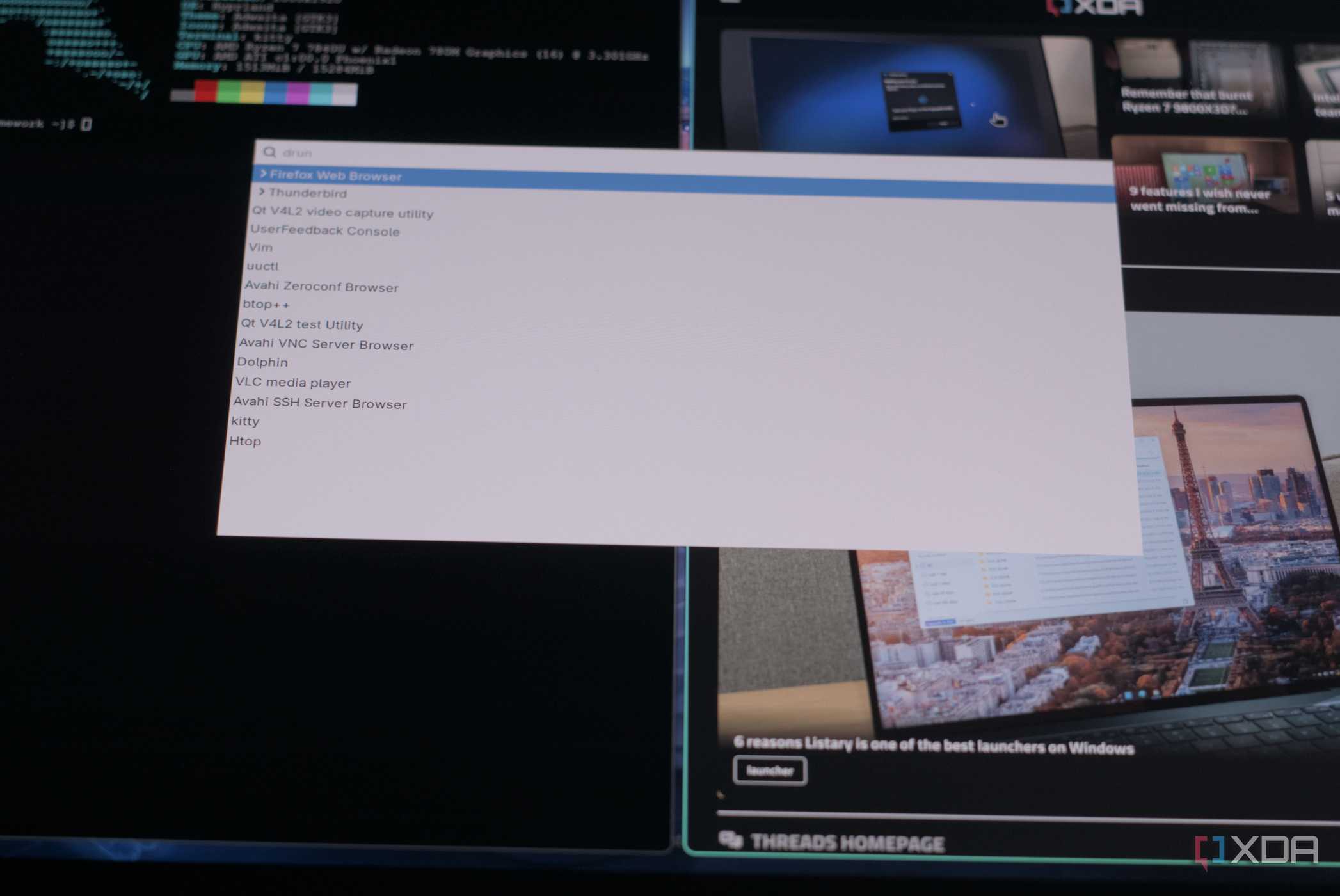 Hyprland Arch Linux on Framework laptop