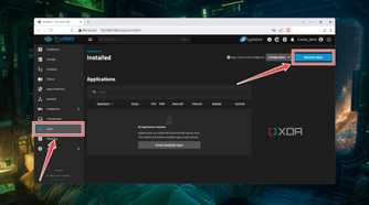 Switching to the Apps tab in TrueNAS Scale