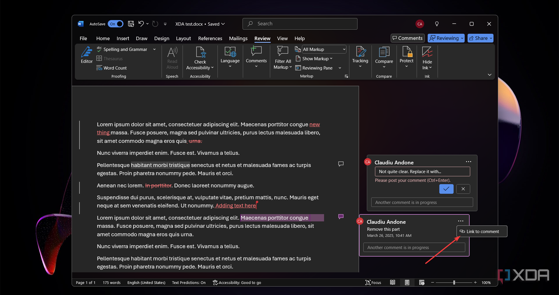 5 collaboration options in Word to help you organize editing