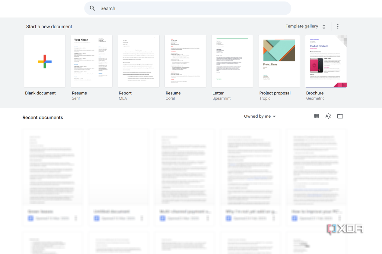 google docs in light mode on chrome