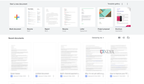 google docs in light mode on chrome