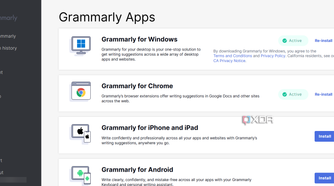 Grammarly-versions