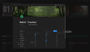 habit tracker in notion