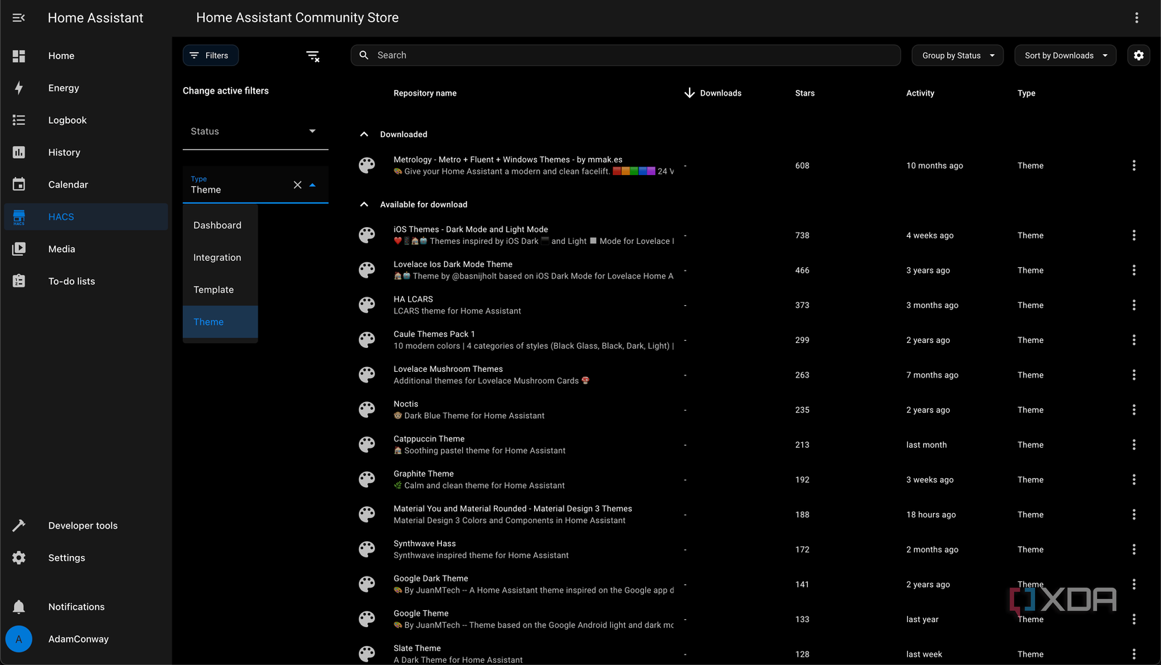 hacs-home-assistant-themes