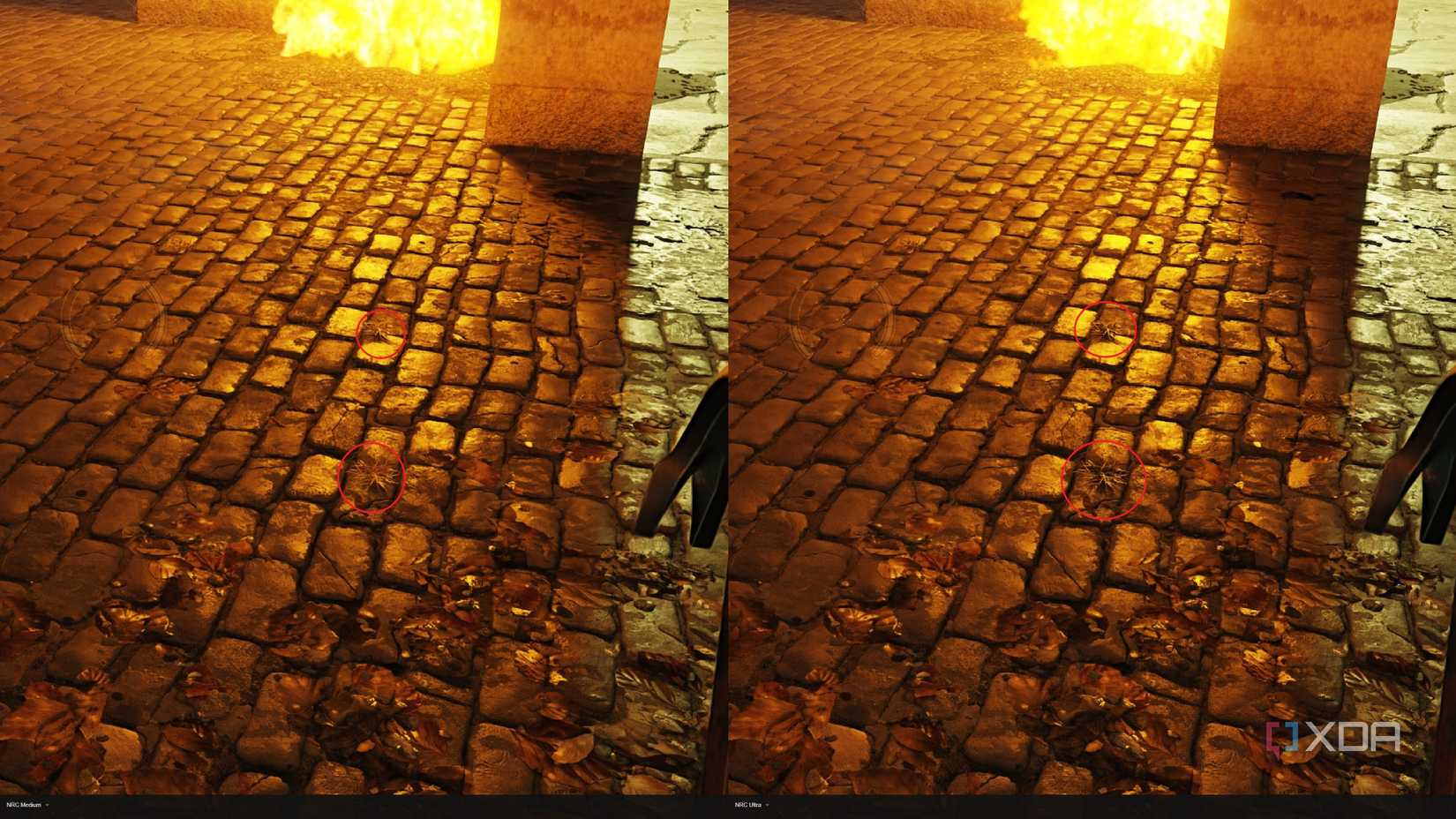 A comparison of Nvidia's Neural Radiance Cache. 