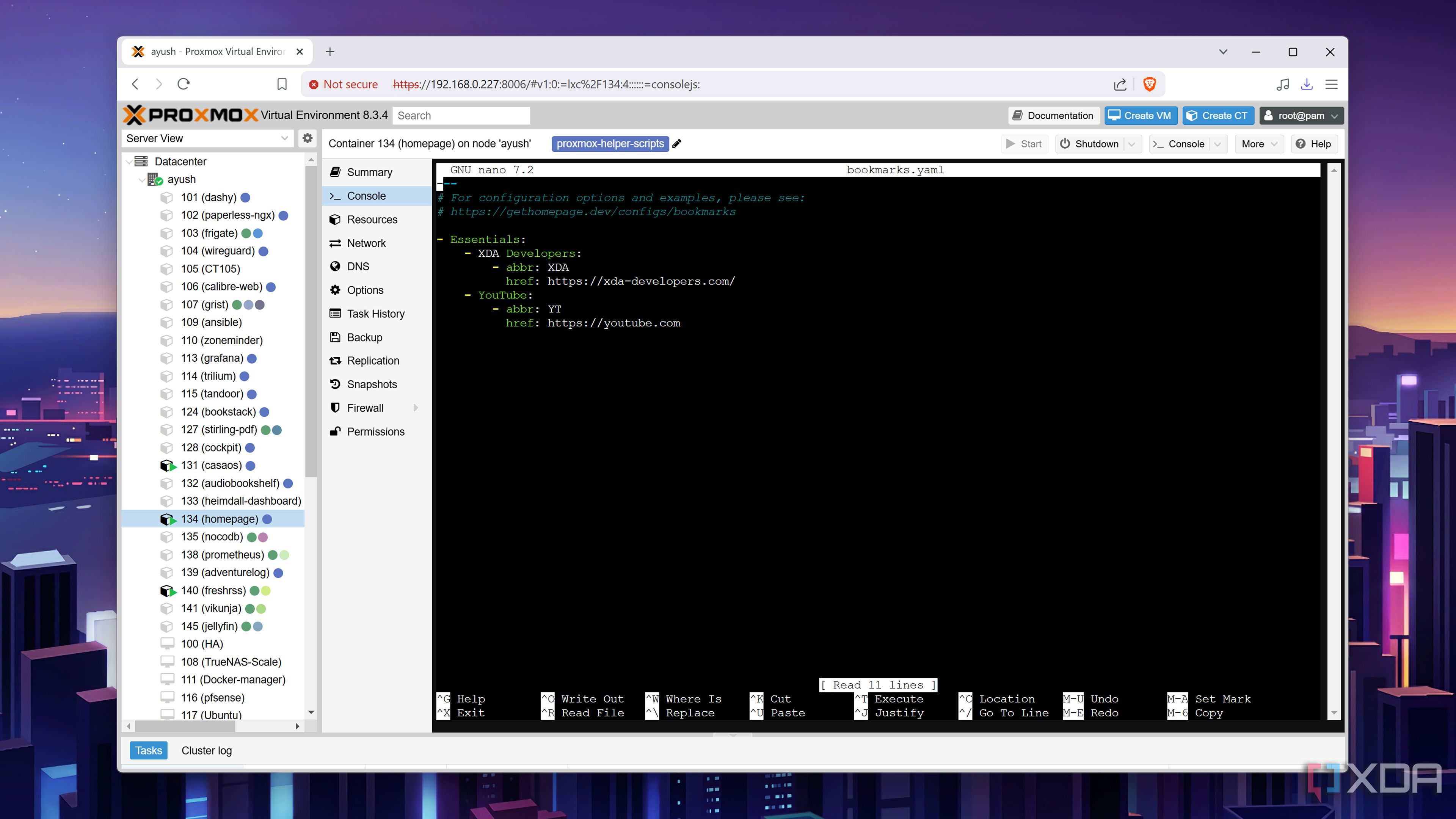 Accessing the bookmarks.yaml file