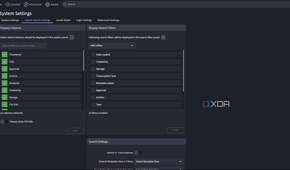 Iconik adjusting settings