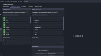 Iconik adjusting settings