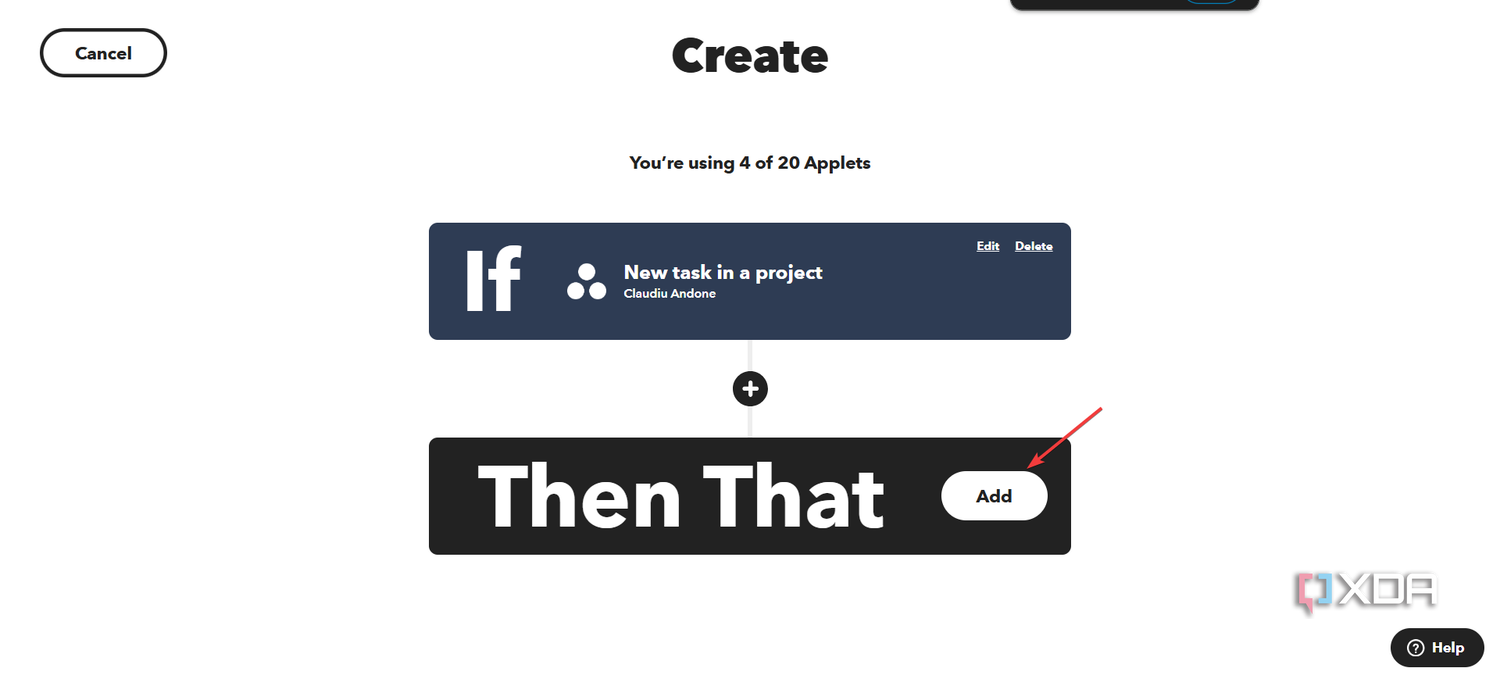 IFTTT adding a than that condition