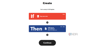 IFTTT applet structure