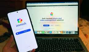 Immich on Android phone and Macbook laptop