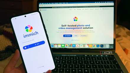 Immich on Android phone and Macbook laptop
