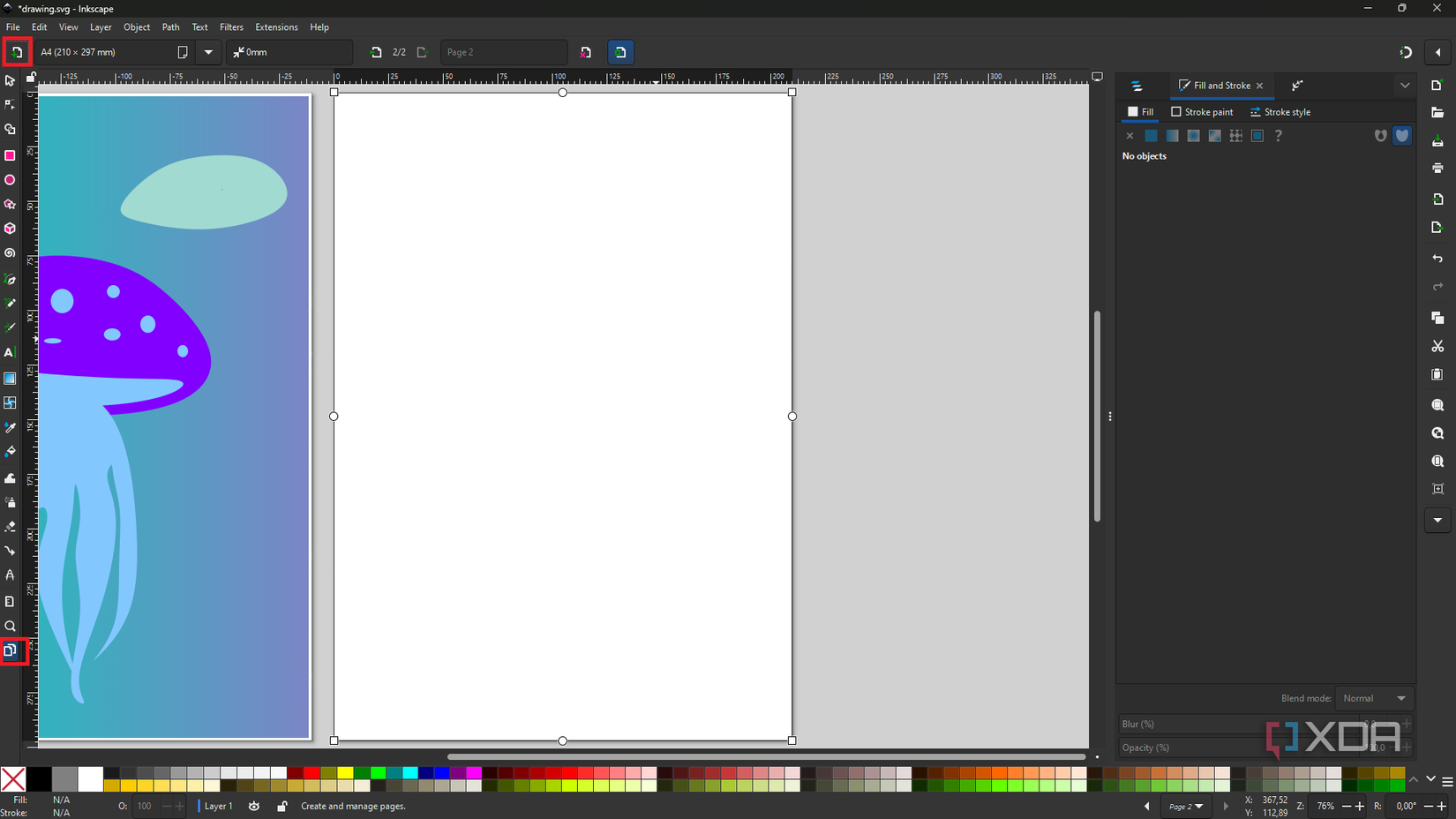 Zebra Inkscape 10 features in Inkscape that make it perfect for digital artists