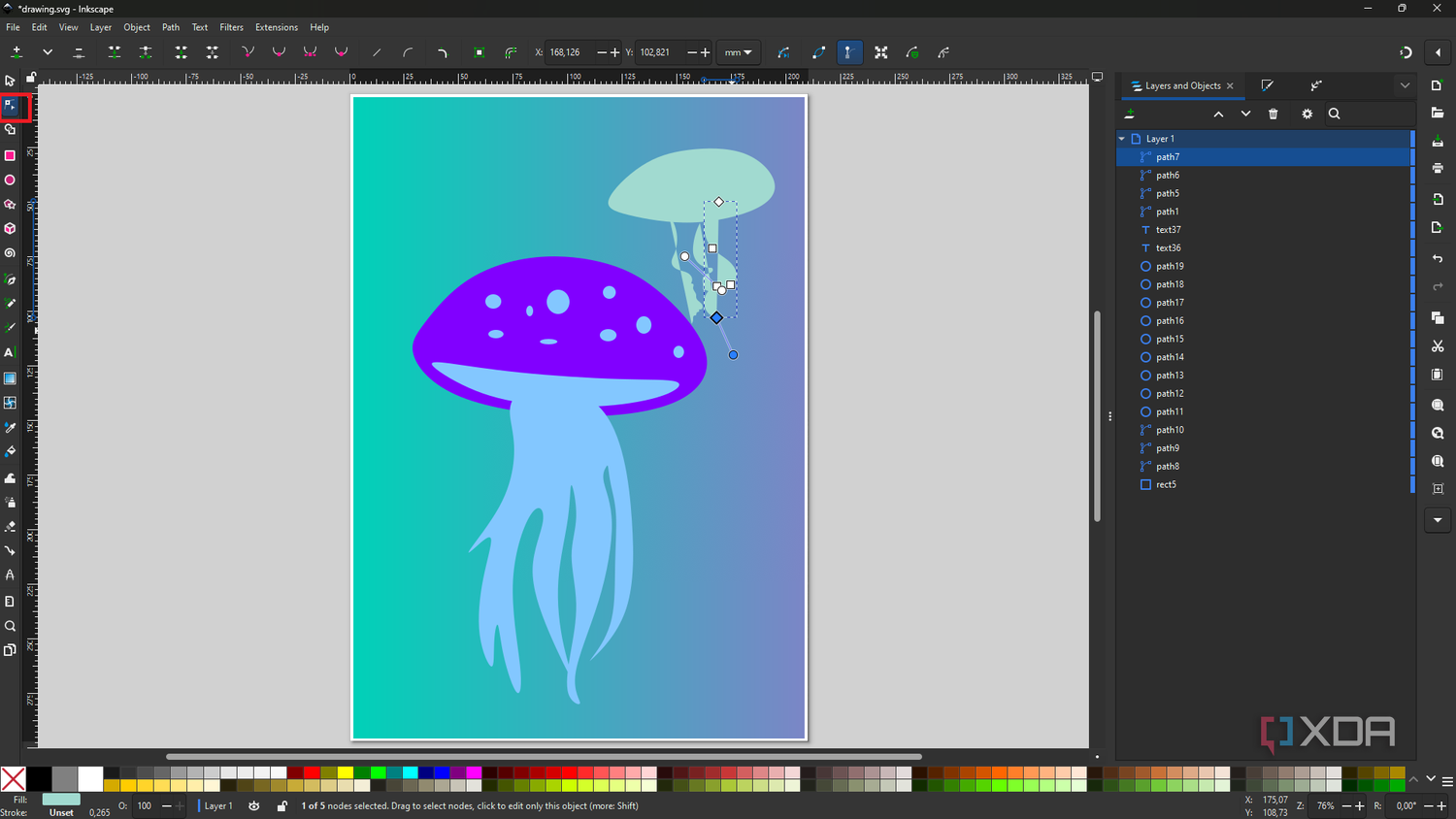 Zebra Inkscape 10 features in Inkscape that make it perfect for digital artists
