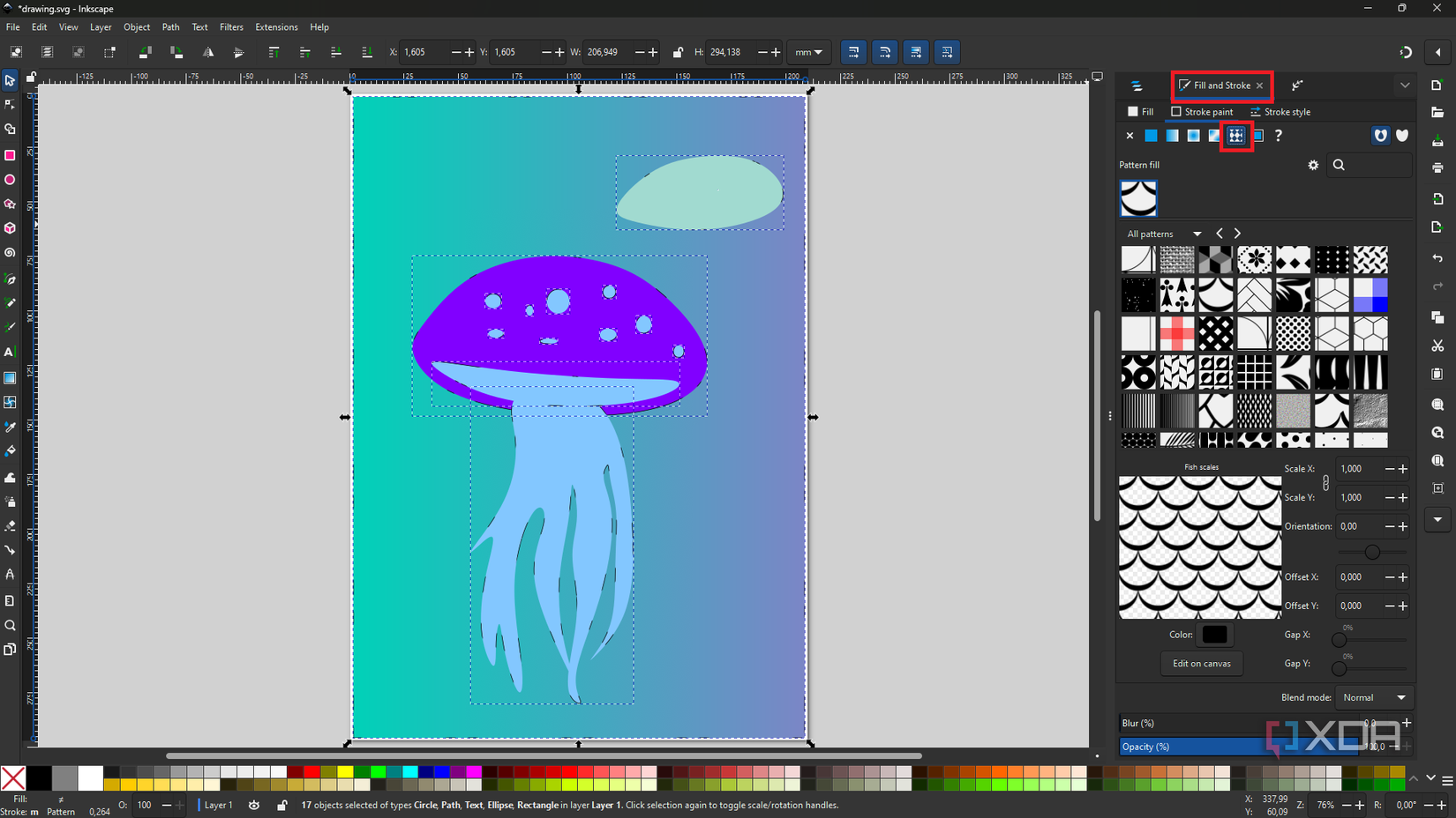 Zebra Inkscape 10 features in Inkscape that make it perfect for digital artists