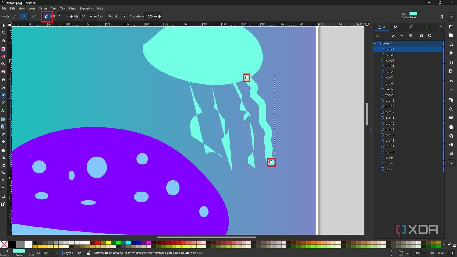 Sample Inkscape Image Inkscape Tutorial Effects Placing An Image Inside A Shape Code Wide