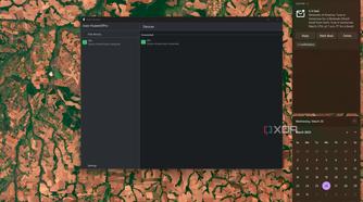 Screenshot of KDE oOnnect on Windows 11, with the Windows notification center open showing notifications synced from a phone