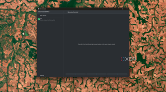 Screenshot of KDE Connect while using the app to control a connected phone