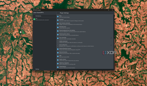Screenshot of KDE Connect plug-in settings