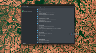 Screenshot of KDE Connect plug-in settings