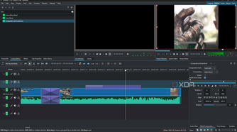Kdenlive adding and editing composite and transform